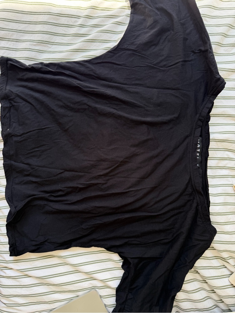Motel Rocks Black Short Sleeve Crewneck Tee